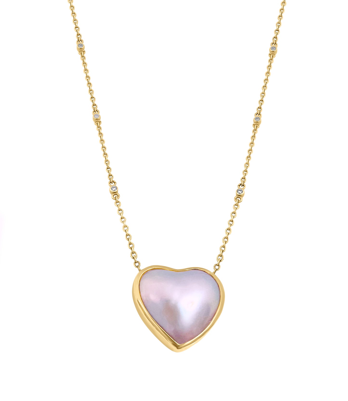 Pearl Heart Necklace