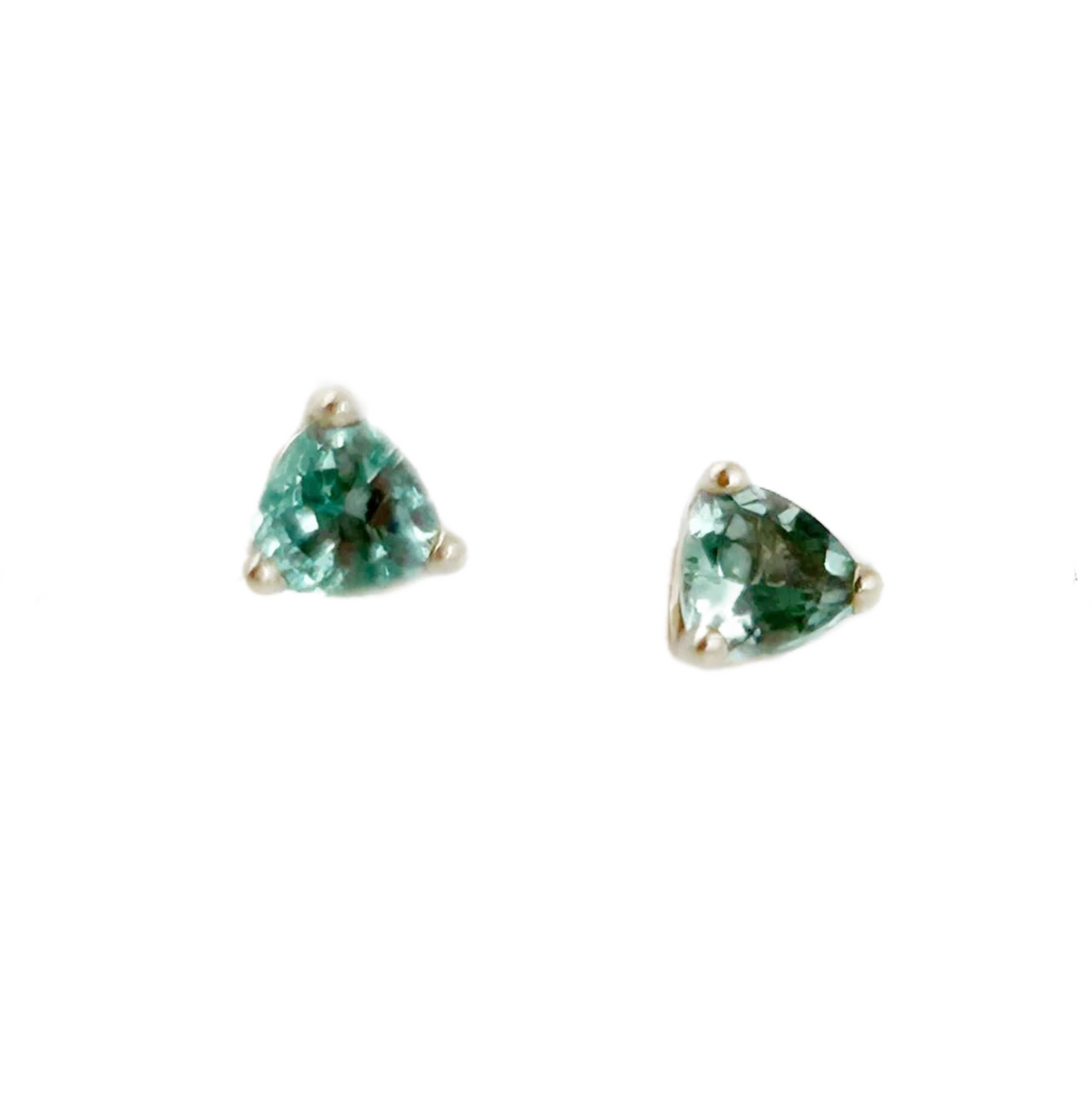 Seafoam Tourmaline Studs