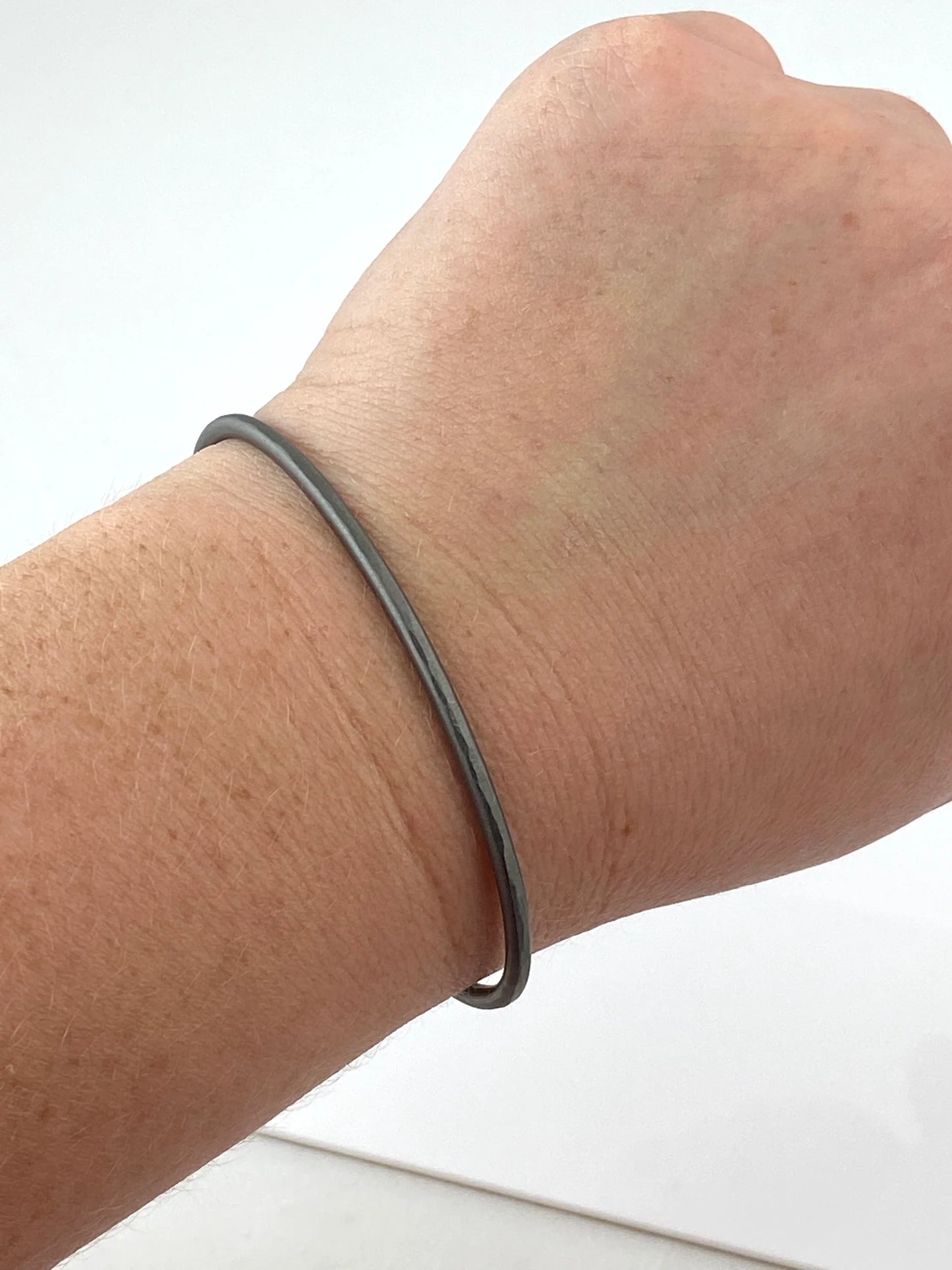Oxidized Silver Cuff