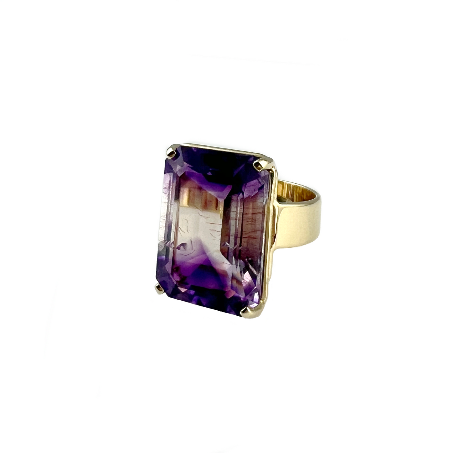 Bi-color Amethyst Ring