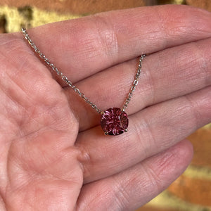 Pink Garnet Necklace