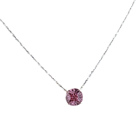 Pink Garnet Necklace