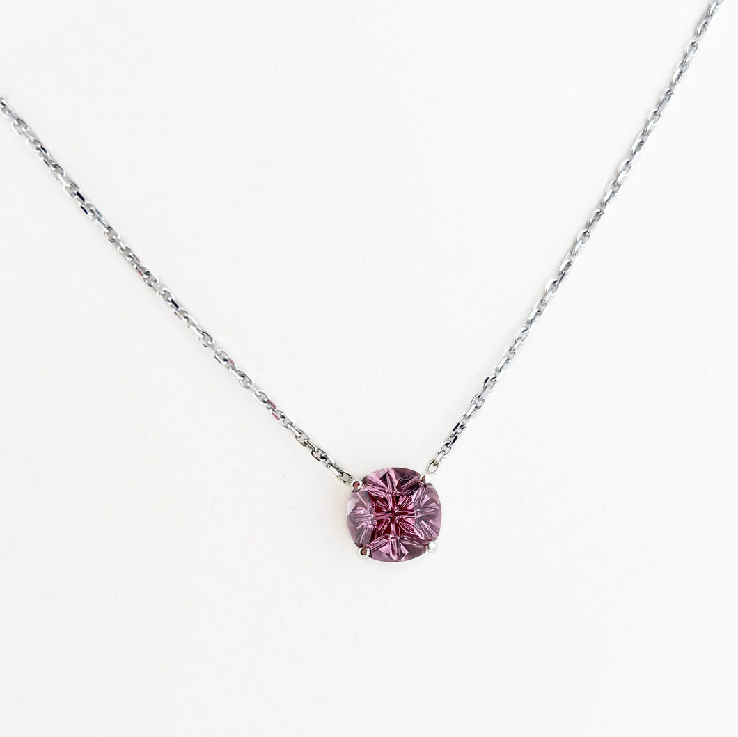 Pink Garnet Necklace