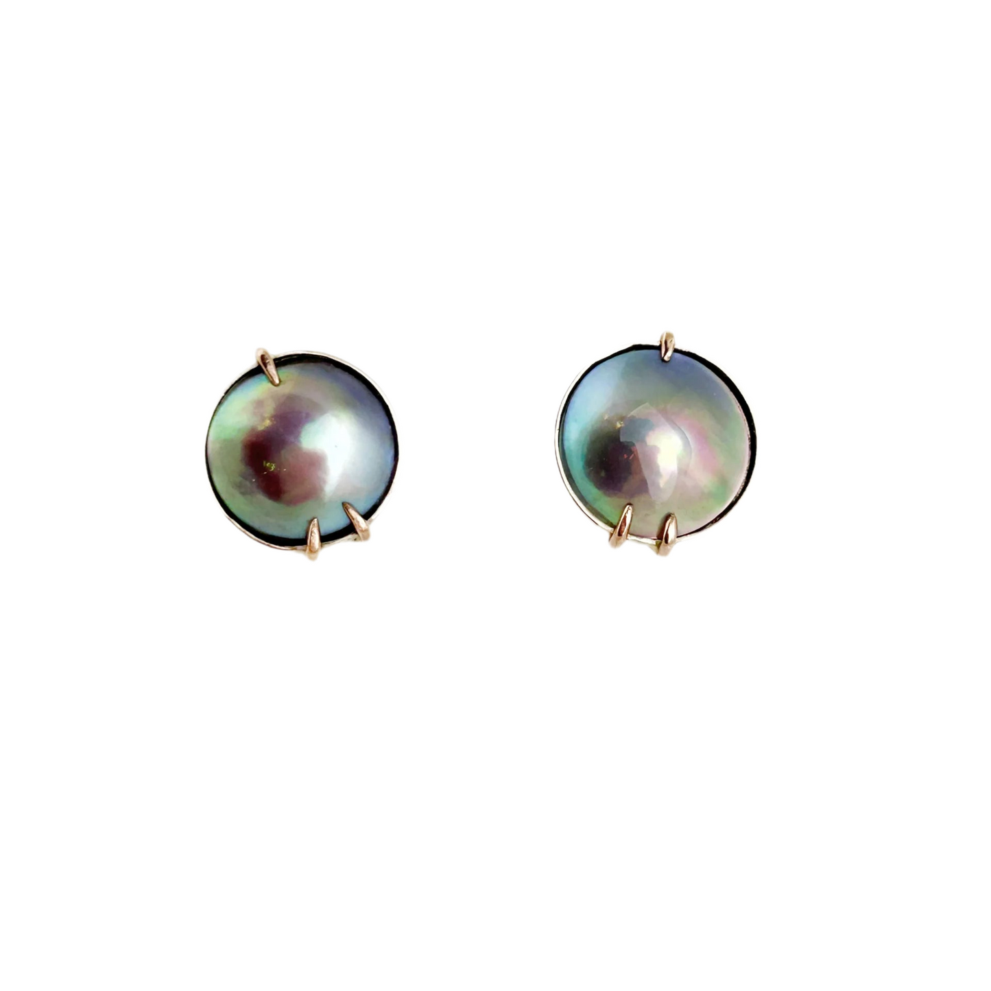 Sea of Cortez Mabé Pearl Studs