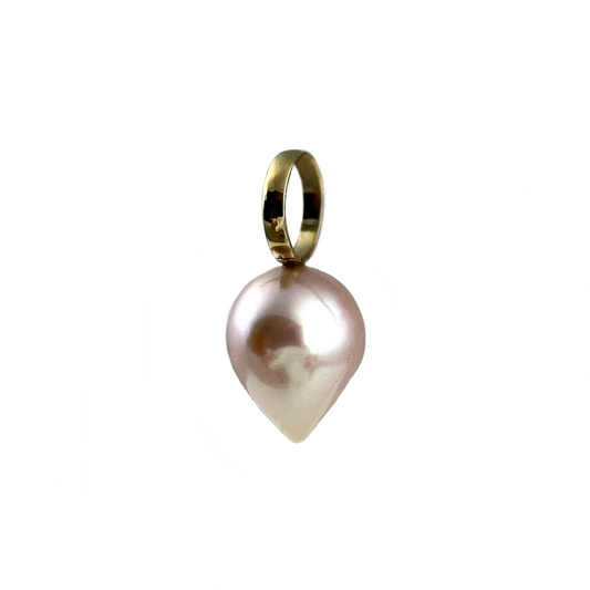 Pink Teardrop Pearl Pendant