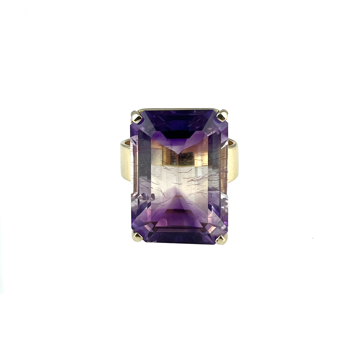 Bi-color Amethyst Ring