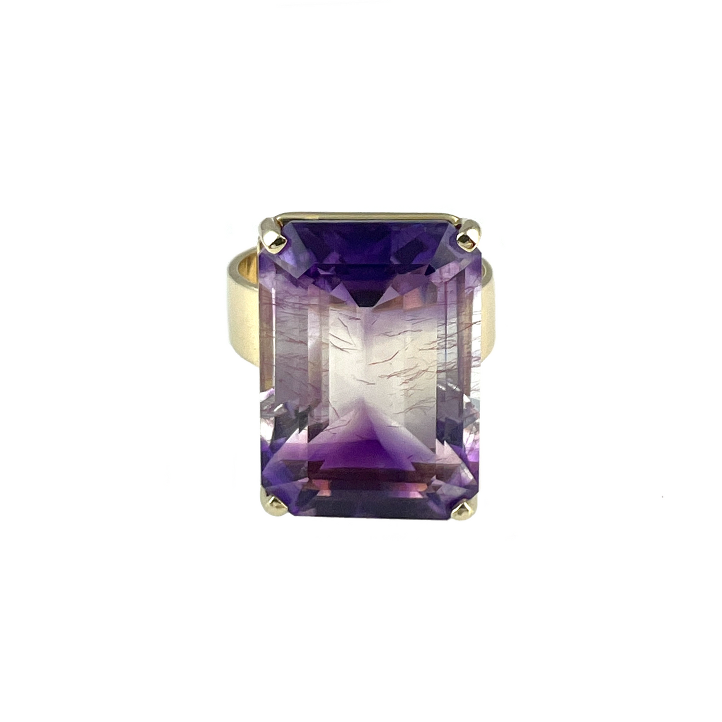 Bi-color Amethyst Ring