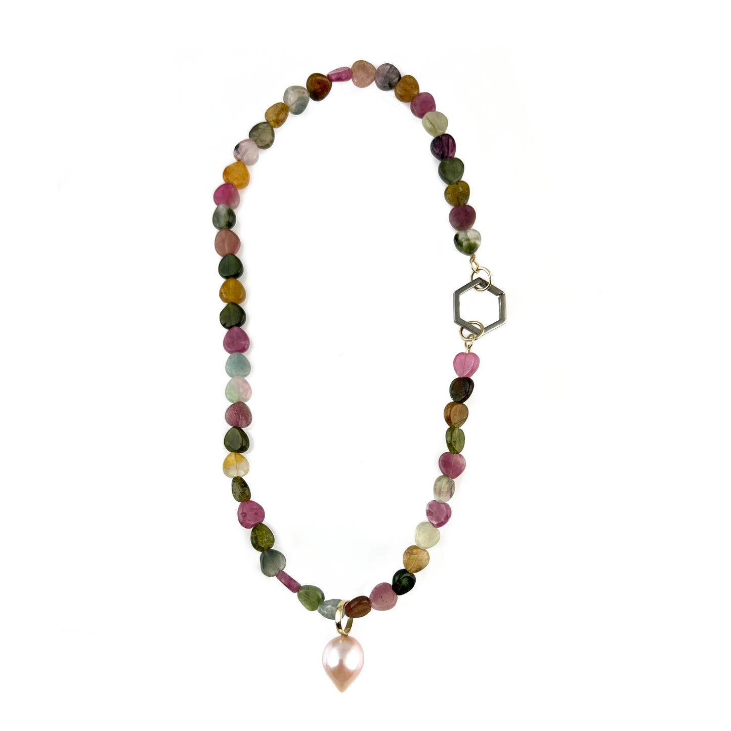 Tourmaline Hearts Necklace