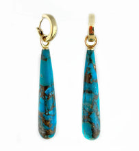 Long Turquoise Earring Drops