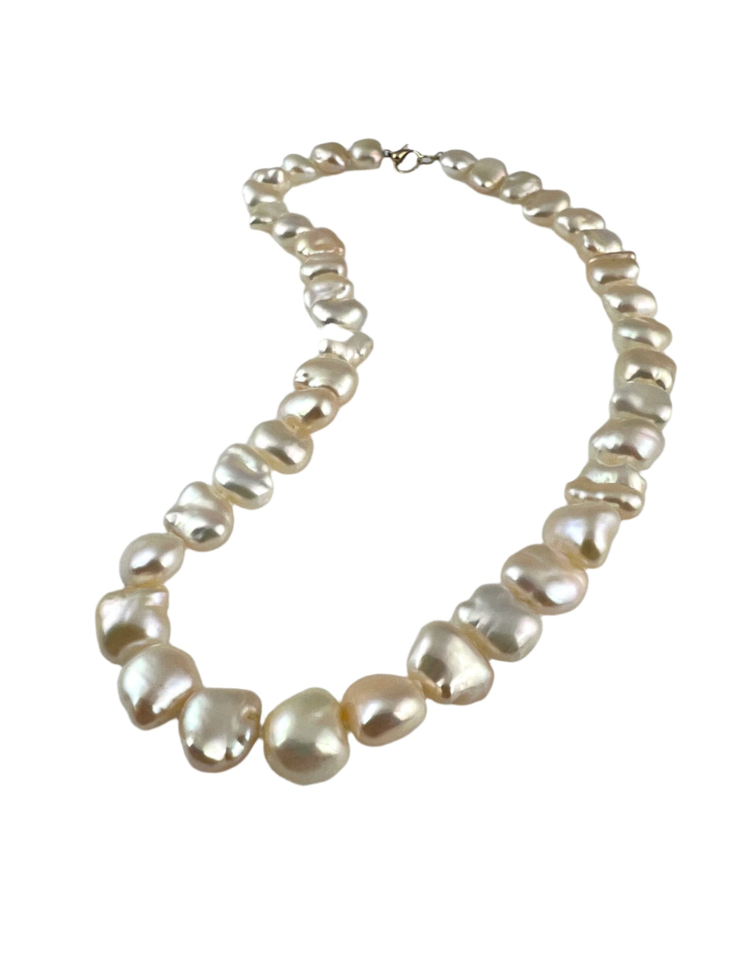 Square Keshi Pearl Necklace