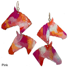 Kayla Weber Art + Meg C Collaboration - Painted Horse Earrings